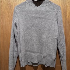 Norm Thompson Women's Cowl Neck Sweater - Gray